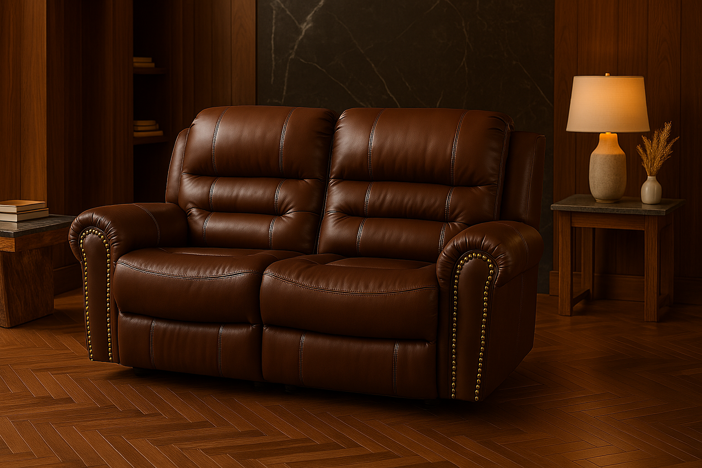 Marchell, Sofá Reclinable Piel