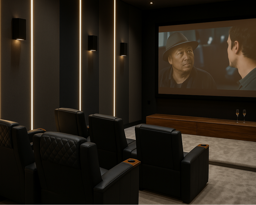 Lynch- Sillón Doble para Cine en Casa –Vynil o Piel