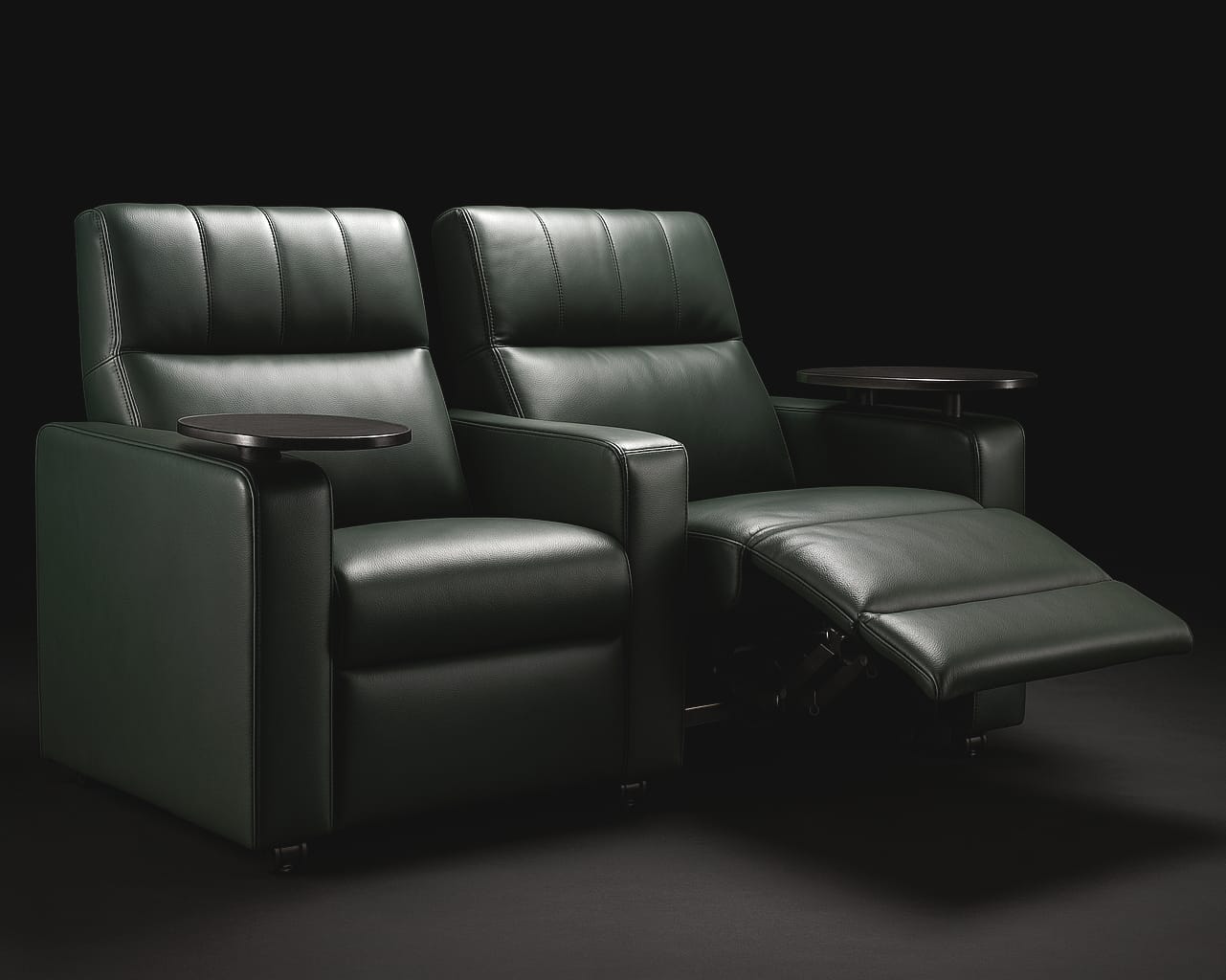 Lumiere-Sillón Doble de Piel, electrico